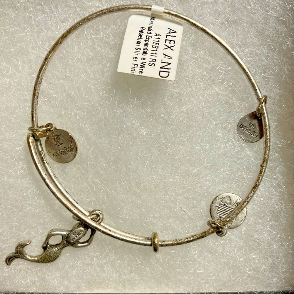 Alex and Ani Charm Bracelet - Mermaid-themed